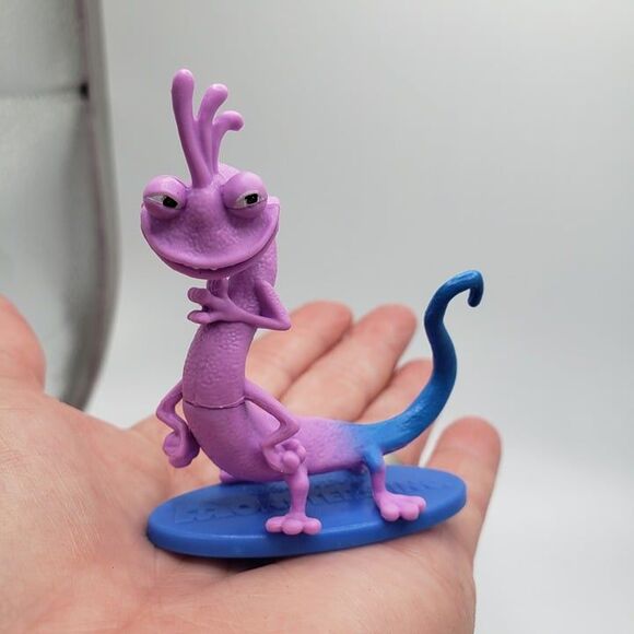 2 McDonalds Disney Monsters Inc Figures 2" Cake Topper Boo Randall Boggs Set - Picture 5 of 10